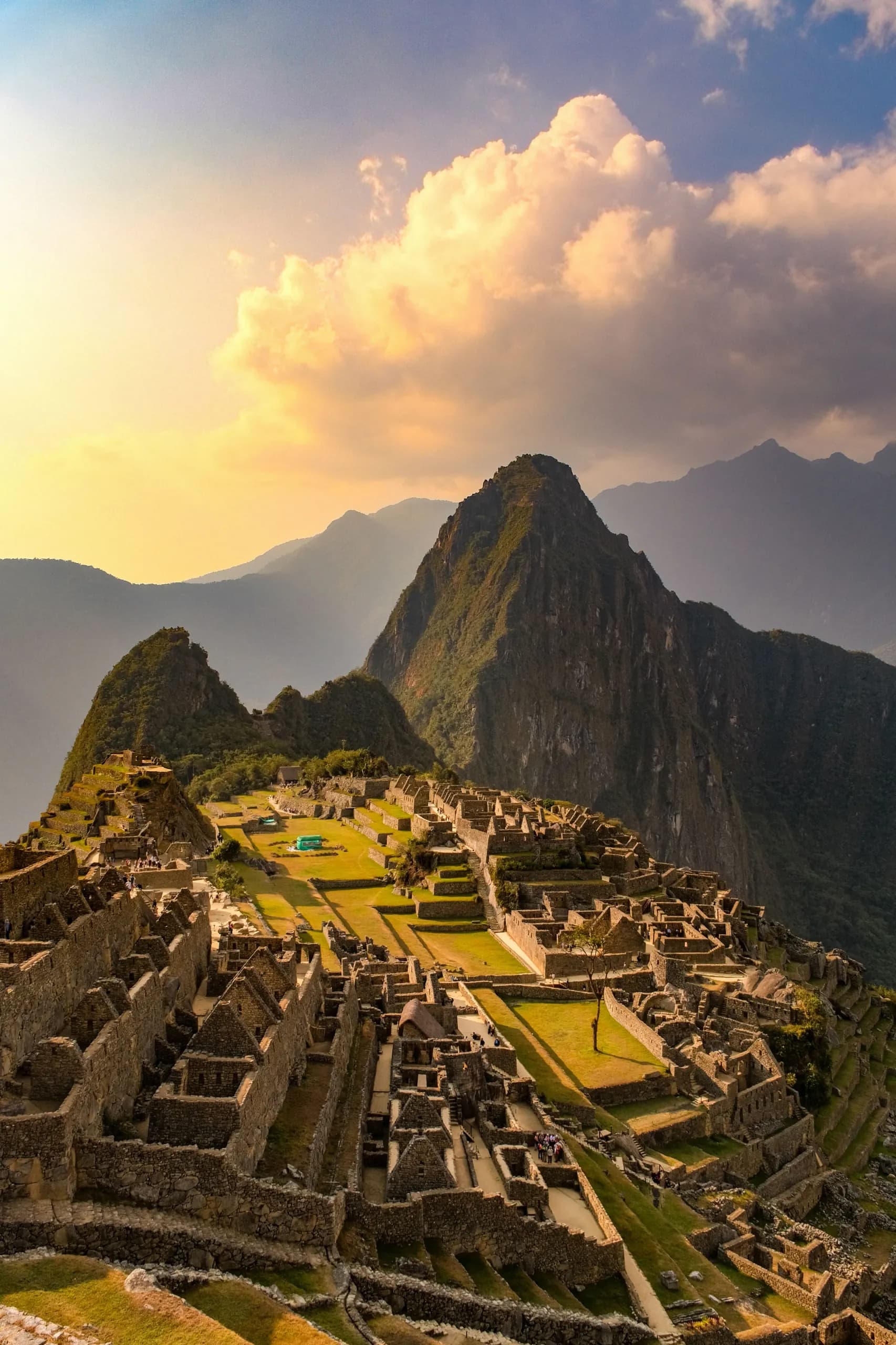 © Adrien Daurenjou · Pexels Machu Picchu at sunset